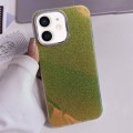 For iPhone 11 Electroplated Frame IMD Glitter Powder Phone Case(Yellow)