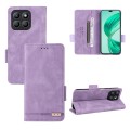 For Honor X8b Magnetic Clasp Flip Leather Phone Case(Purple)