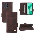 For Honor X8b Magnetic Clasp Flip Leather Phone Case(Brown)