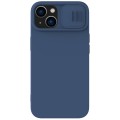 For iPhone 15 Plus NILLKIN CamShield MagSafe Liquid Silicone Phone Case(Blue)