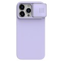For iPhone 15 Pro Max NILLKIN CamShield MagSafe Liquid Silicone Phone Case(Purple)