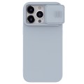 For iPhone 15 Pro Max NILLKIN CamShield MagSafe Liquid Silicone Phone Case(Grey)