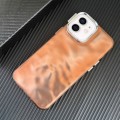 For iPhone 11 3D IMD Water Ripple TPU + Acrylic Electroplated Phone Case(Orange)
