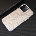 For iPhone 12 Pro 3D IMD Water Ripple TPU + Acrylic Electroplated Phone Case(Silver)