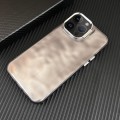 For iPhone 12 Pro Max 3D IMD Water Ripple TPU + Acrylic Electroplated Phone Case(Black)