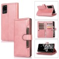 For Samsung Galaxy S20 Ultra Wristband Card Slot Leather Phone Case(Rose Gold)