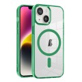 For iPhone 14 Ice Color Magnetic Series PC + Acrylic Magsafe Phone Case(Green)