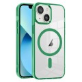 For iPhone 13 Ice Color Magnetic Series PC + Acrylic Magsafe Phone Case(Green)