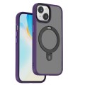 For iPhone 15 WIWU ZMM-010 Airbag Skin Feel MagSafe Phone Case(Purple)