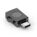 USB to USB-C / Type-C Multifunction Travel Case Shape Apapter(Tarnish)