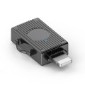 USB to 8 Pin Multifunction Travel Case Shape Apapter(Tarnish)