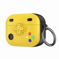 For AirPods Pro 2 Game Console Shape Wireless Earphones Protective Case(Yellow)