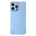 For iPhone 11 Pro Max Frameless Metallic Paint Hybrid PC Phone Case(Sierra Blue)