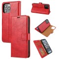 For iPhone 15 Pro Max Crazy Horse Texture Detachable Horizontal Flip PU Case(Red)