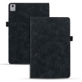 For Lenovo Tab M11 / Xiaoxin Pad 11 2024 Calf Texture Embossed Leather Tablet Case(Black)