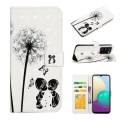For Samsung Galaxy A41 Oil Embossed 3D Drawing Leather Phone Case(Couple Dandelion)