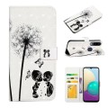 For Samsung Galaxy M20 Oil Embossed 3D Drawing Leather Phone Case(Couple Dandelion)