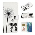 For Samsung Galaxy Note20 Oil Embossed 3D Drawing Leather Phone Case(Couple Dandelion)