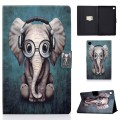 For Samsung Galaxy Tab A9+ Electric Pressed Colored Drawing Flip Leather Tablet Case with Sleep / Wa