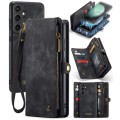 For Samsung Galaxy S23 FE CaseMe 008 Multifunctional Zipper Wallet Leather Phone Case with Lanyard(B