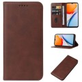 For vivo G2 Magnetic Closure Leather Phone Case(Brown)
