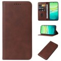 For vivo T3 Magnetic Closure Leather Phone Case(Brown)