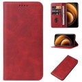 For vivo X100 Magnetic Closure Leather Phone Case(Red)