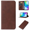 For vivo Y03 Magnetic Closure Leather Phone Case(Brown)