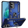 For Motorola Moto G Play 4G 2024 Shockproof TPU + PC Phone Case with Holder(Blue)