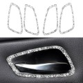 Car Door Handle Frame Diamond Decorative Sticker for BMW 3 Series E90 2005-2012, Modified 320i / 318