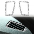 For BMW 3 Series E90 2005-2012 Car Air Outlet Diamond Decorative Sticker, Left Drive