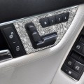 For Mercedes-Benz C-class W204 2007-2013 Car Seat Adjustment A Diamond Decorative Sticker, Left-hand