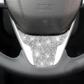 For Honda Civic 2016-2019 Car Steering Wheel Diamond Decorative Sticker, Left and Right Drive