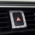 For Honda Civic 2016-2019 Car Warning Light Frame Diamond Decorative Sticker, Left-hand Drive