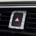 For Honda Civic 2016-2019 Car Warning Light Frame Diamond Decorative Sticker, Right-hand Drive