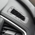 For Honda Civic 2016-2019 Car Instrument Air Outlets Diamond Decorative Sticker, Left-hand Drive