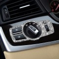 For BMW F10 Car Headlight Switch Diamond Decorative Sticker, Left and Right Drive