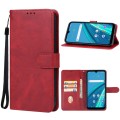 For Cricket Debut S2/AT&T Calypso 4  Leather Phone Case(Red)