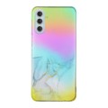 For Samsung Galaxy S24 5G Laser Marble Pattern Clear TPU Shockproof Phone Case(Grey)