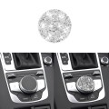 For Audi A3 / A4L 2014-2019 Car Central Control Knob Diamond Decoration Sticker, Left and Right Driv