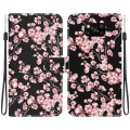 For Xiaomi Poco X3 NFC / X3 Crystal Texture Colored Drawing Leather Phone Case(Plum Bossom)