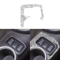 For Nissan 370Z Z34 2009- Car Central Control Heating Button Outer Frame Diamond Decoration Sticker,