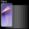 For Meizu 21 10pcs 0.26mm 9H 2.5D Tempered Glass Film
