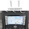 For Nissan 350Z 2006-2009 Car Navigation Frame Diamond Sticker,Left and Right Drive Universal