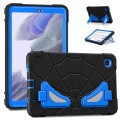 For Samsung Galaxy Tab A7 Lite T220 Spider Silicone Hybrid PC Shockproof Tablet Case(Black Blue)