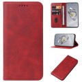 For OnePlus 12 Magnetic Closure Leather Phone Case(Red)