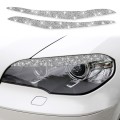 For BMW X5 E70 2010-2012 Car Light Eyebrow Diamond Decoration Sticker, Left and Right Drive