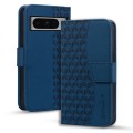 For Google Pixel 8 Pro Business Diamond Buckle Leather Phone Case with Lanyard(Royal Blue)