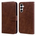 For Samsung Galaxy A15 Skin Feeling Oil Leather Texture PU + TPU Phone Case(Brown)