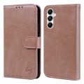 For Samsung Galaxy A15 Skin Feeling Oil Leather Texture PU + TPU Phone Case(Champagne)